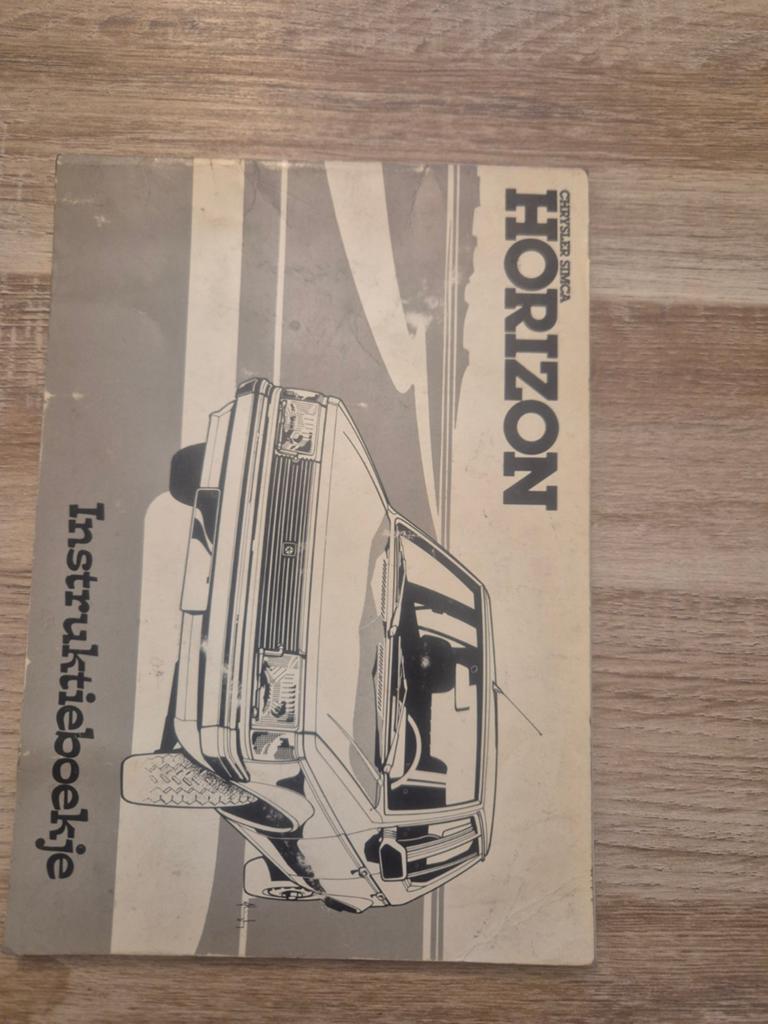 Instruktieboekje chrysler/simca horizon, Ophalen of Verzenden