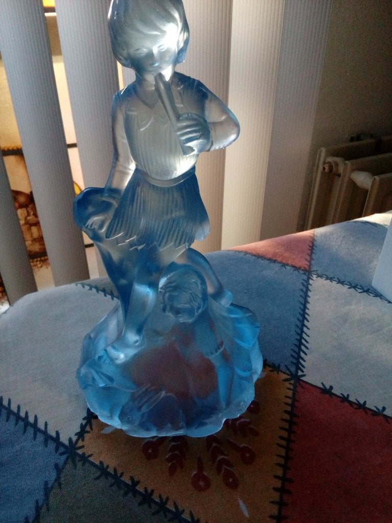 Walther glas peter pan persglazen beeld uit de jaren 1930/40, Ophalen