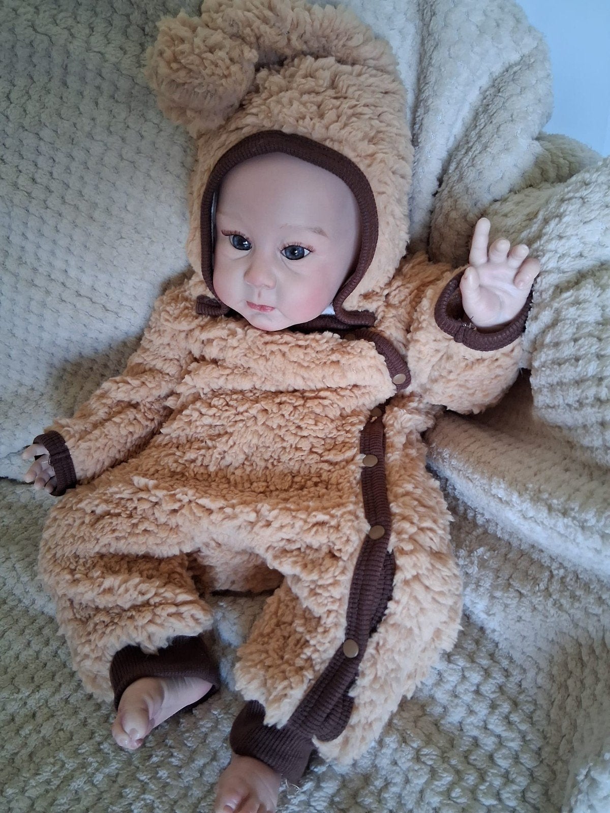 Lief reborn meisje/jongetje Huxley zoekt mama, Verzamelen, Verzenden, Nieuw, Pop, Levensecht of Reborn
