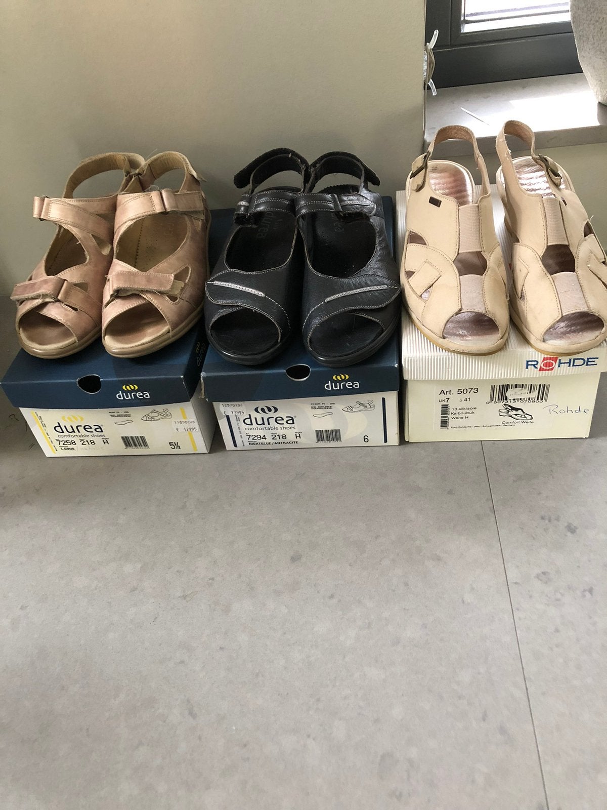 Schoenen Durea en Rohde maat 5,5 , 6 en 7, Ophalen of Verzenden, Zo goed als nieuw, Zwart, Sneakers of Gympen
