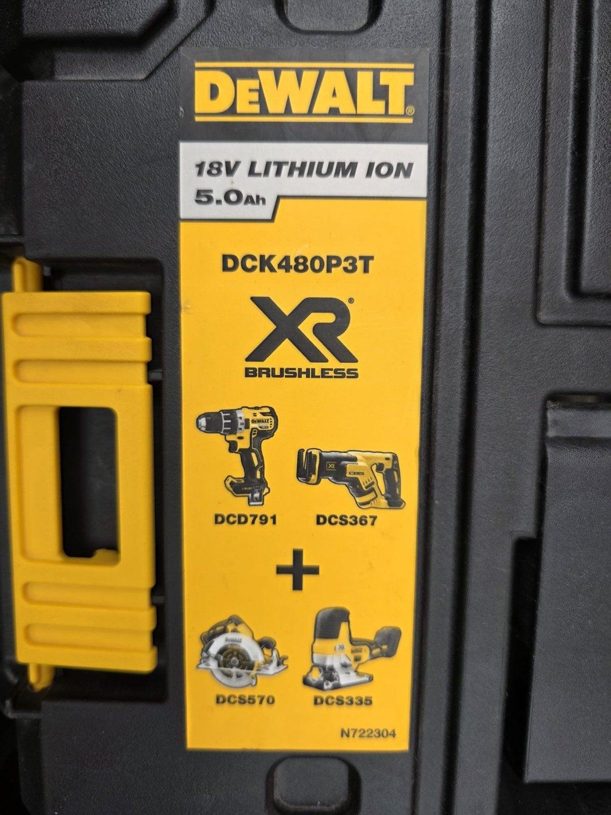DeWalt DCK480P3T XR 18V Accu Gereedschap Set, Ophalen, Nieuw, 600 watt of meer
