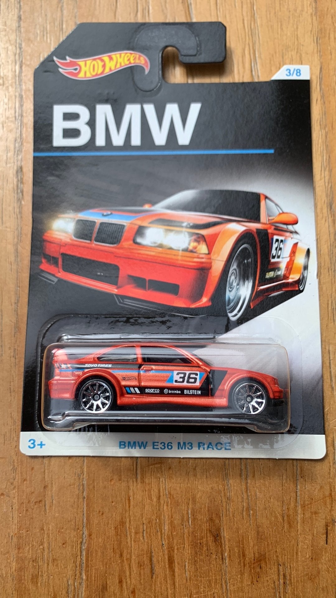 Hot Wheels BMW E36 M3, Ophalen of Verzenden, Nieuw, Auto