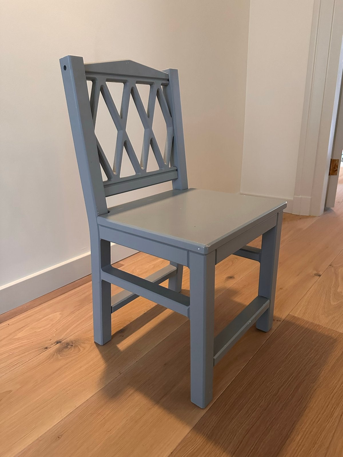 Cam Cam Harlequin stoeltje - Grijs, Kinderen en Baby's, Kinderkamer | Tafels en Stoelen, Ophalen, Zo goed als nieuw, Stoel(en)