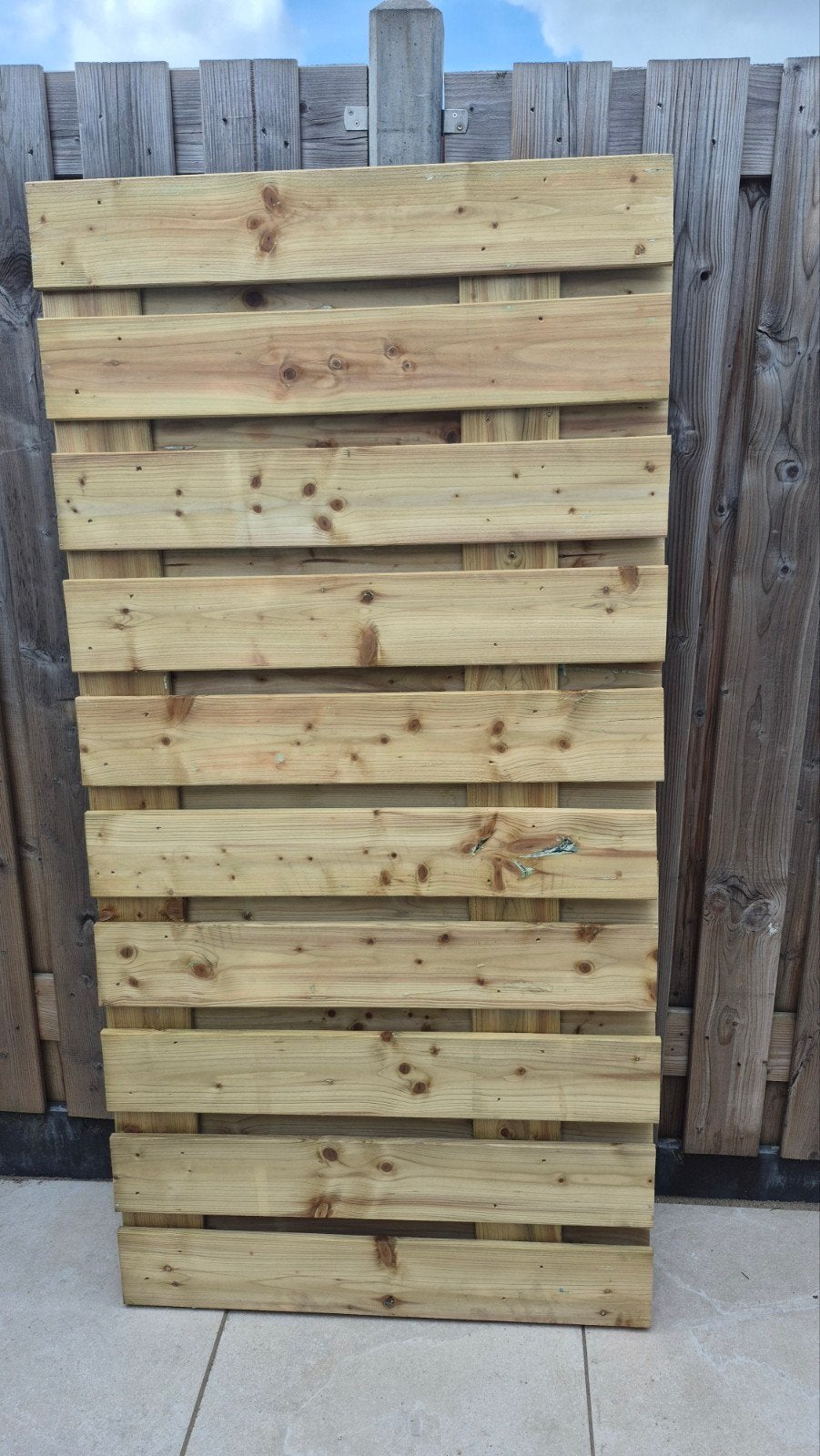 Houten schuttingdeel 180x90 cm, Ophalen