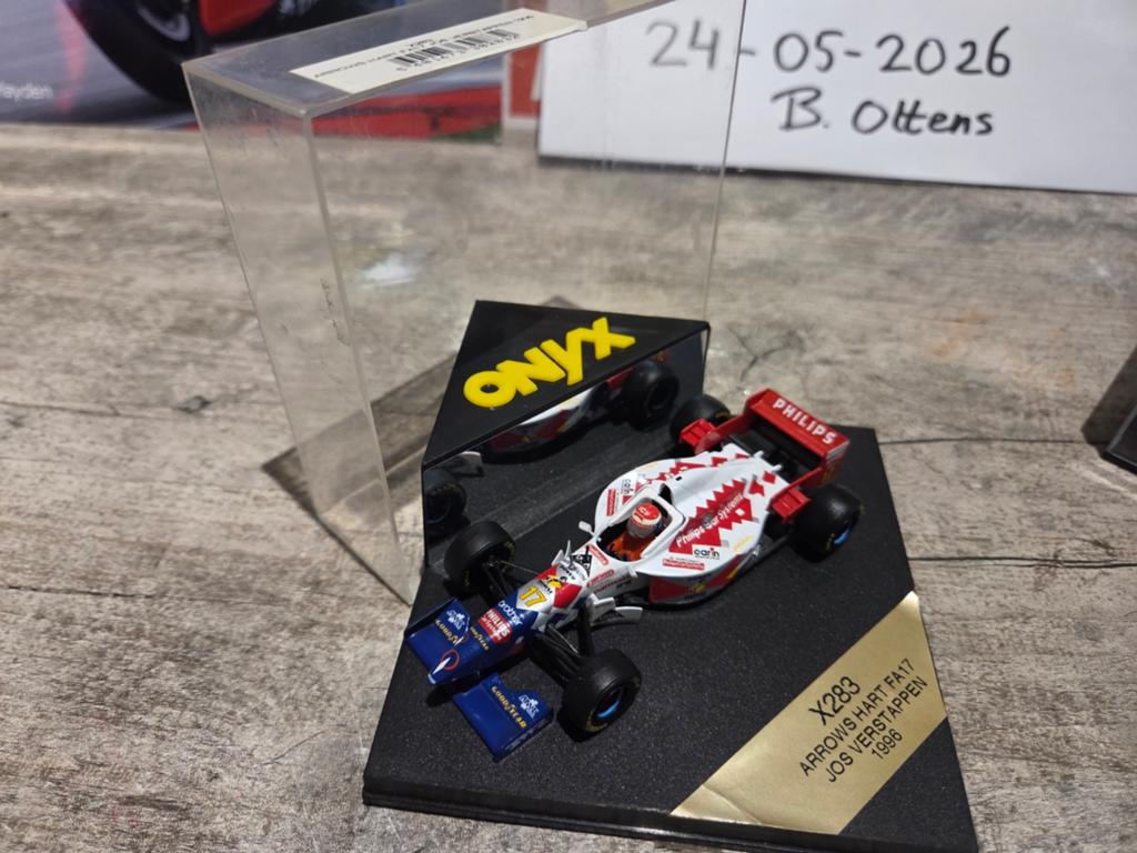 Onyx Arrows Hart FA17 Jos Verstappen 1996 Schaal 1:43, Ophalen of Verzenden