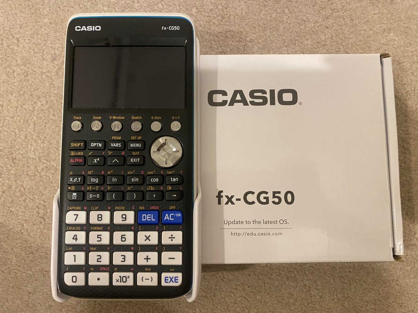 Grafische rekenmachine Casio fx-CG50, Diversen, Ophalen of Verzenden, Grafische rekenmachine, Zo goed als nieuw
