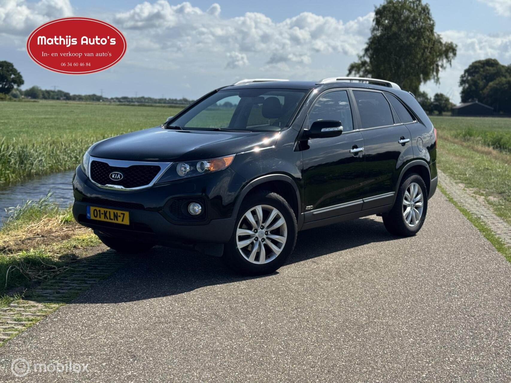 Kia Sorento 2.4 X-tra 4WD Leder Automaat 4wd nette auto!, Auto's, Automaat, Euro 5, 4 cilinders, 2000 kg