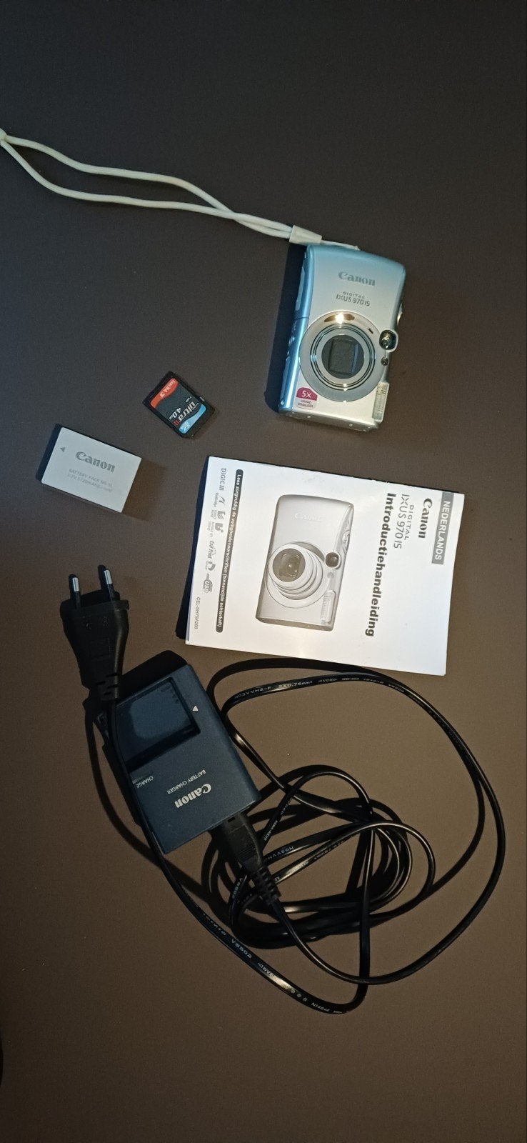 Canon Digital IXUS 970 IS Compactcamera, Beeldstabilisatie, Gebruikt, Canon, Accu