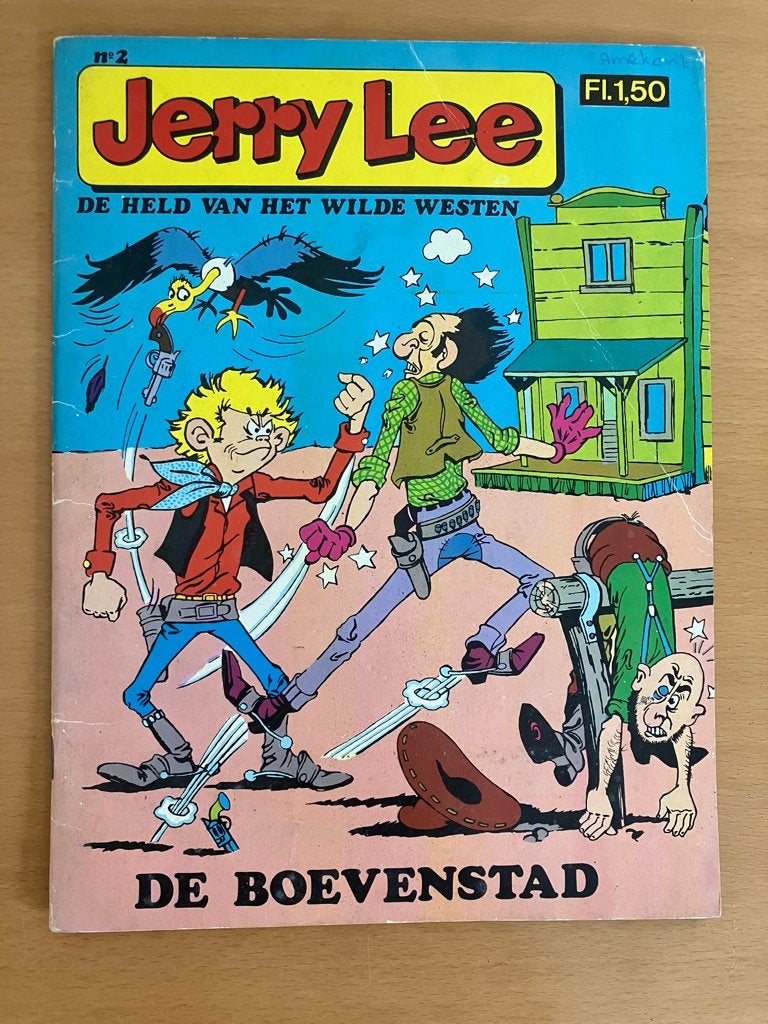 Jerry Lee De Boevenstad , Boeken, Eén stripboek, Ophalen of Verzenden, Gelezen