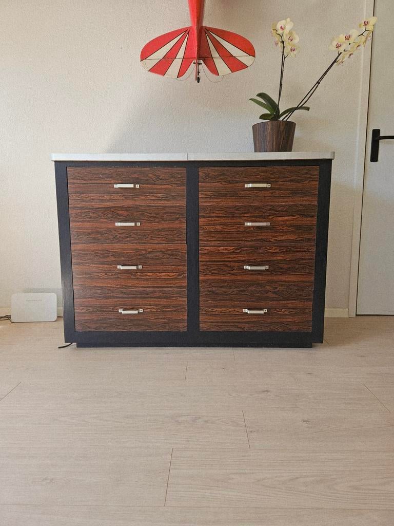 toonbankje winkel ladenkast dressoir vintage mooie staat, Ophalen, Gebruikt, 100 tot 150 cm, Minder dan 100 cm