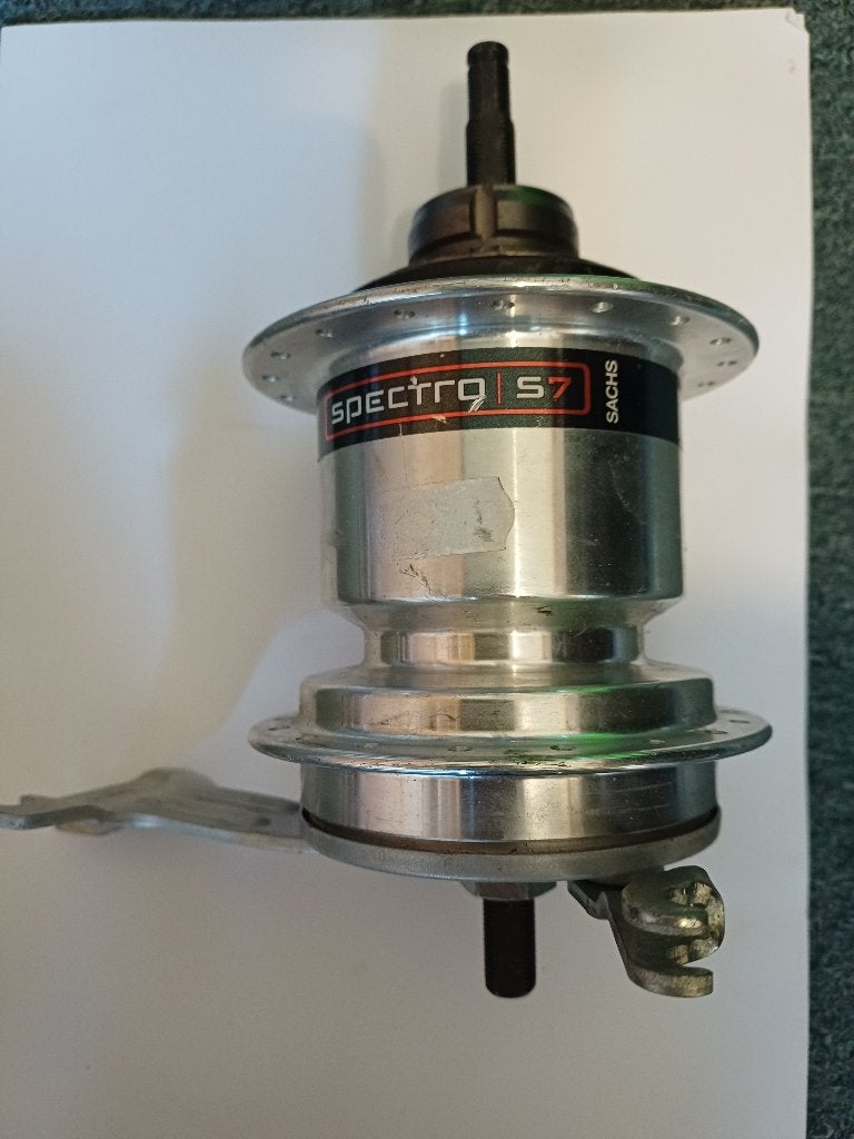 SRAM SACHS Spectro S7 naaf (nieuw!) en versteller & clickbox, Fietsen en Brommers, Overige typen, Ophalen of Verzenden, Zo goed als nieuw