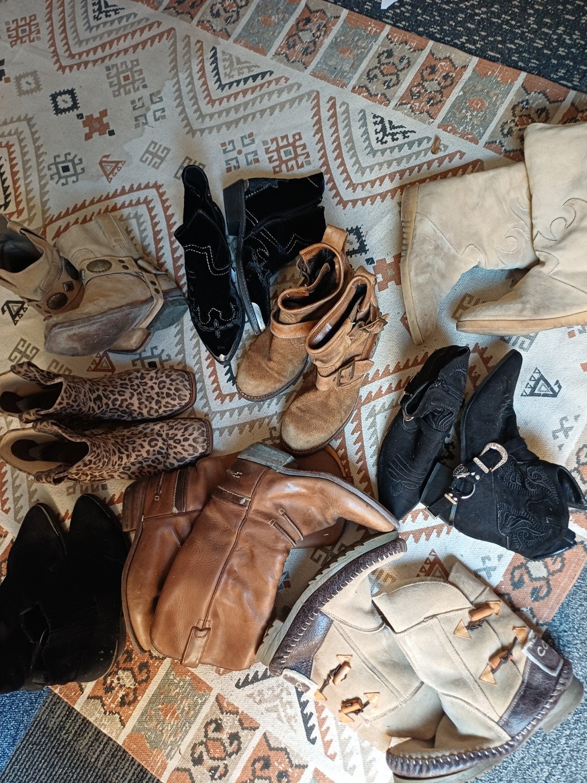 Sendra's, vintage boots maatje 38, Ophalen of Verzenden, Gedragen, Bruin, Hoge laarzen
