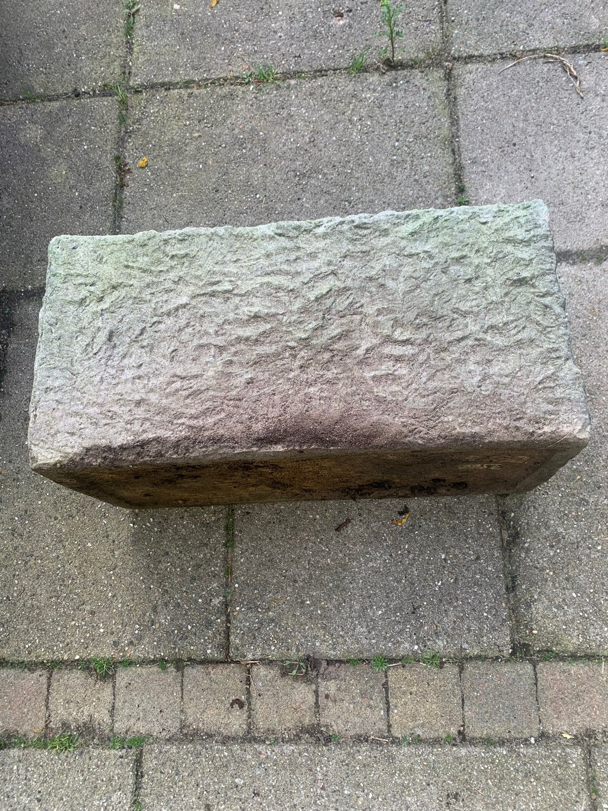 Robuuste beton lengte 59xbreedte30xhoogste 28 cms, Gebruikt, Balkon, Ophalen of Verzenden, 60 tot 100 cm