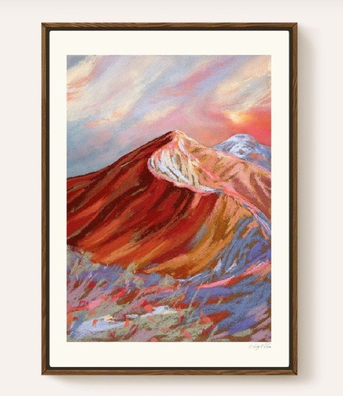 Canvas Wall Art. Autumn Glen II  by Mandy Maria, Antiek en Kunst, Kunst | Litho's en Zeefdrukken, Ophalen, Ingelijst, Landschappen