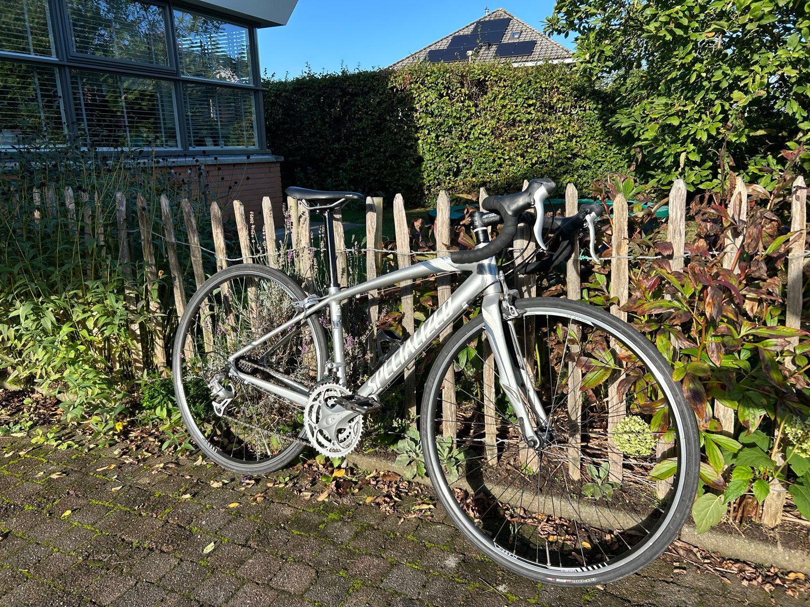 Specialized kinder-racefiets - Zilver 48 cm, Fietsen en Brommers, 28 inch, Gebruikt, Velgrem, Aluminium