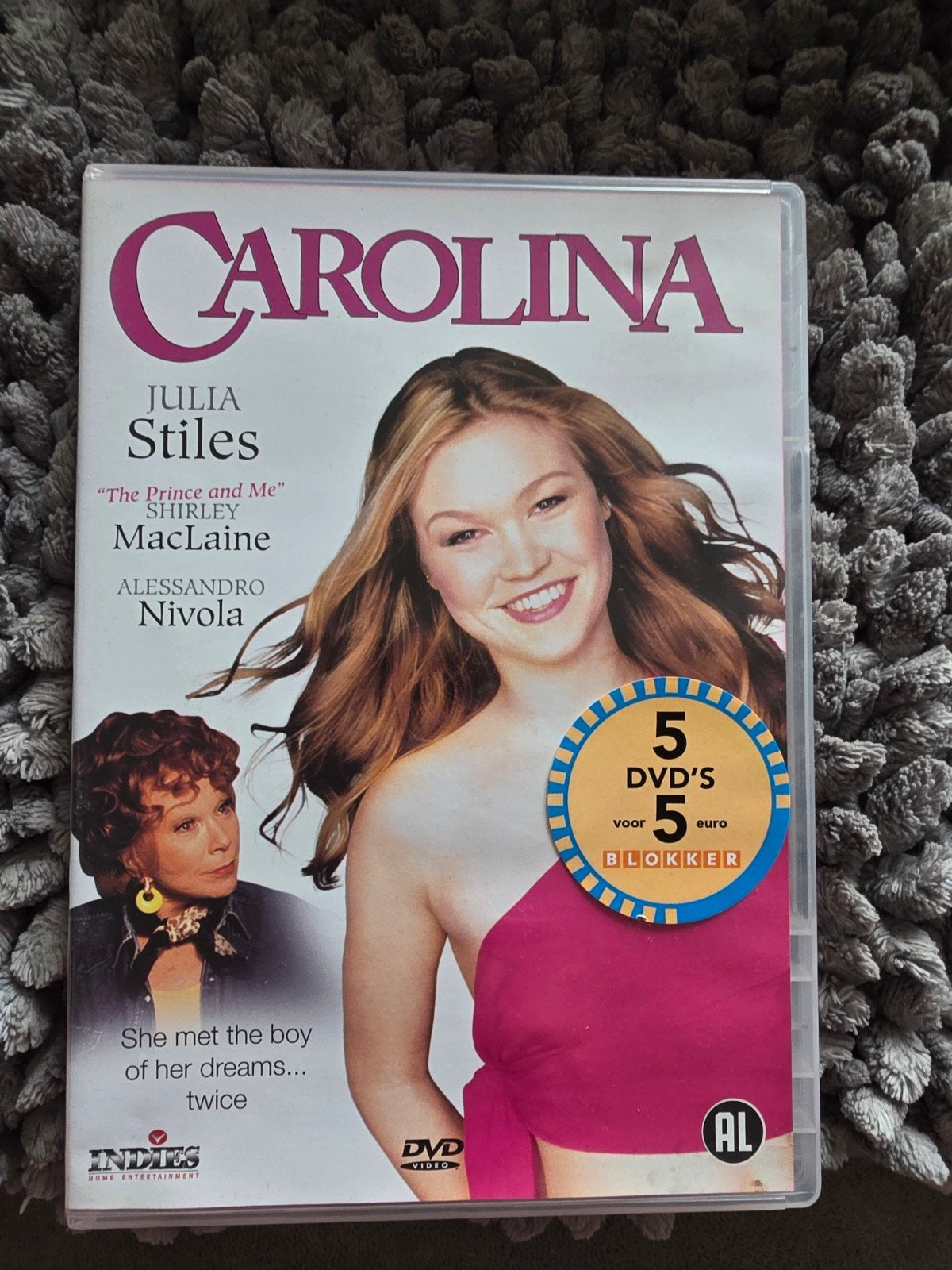 Carolina DVD - Romantische komedie met Julia Stiles, Engels, Inclusief doosje, Alle leeftijden, Nederlands