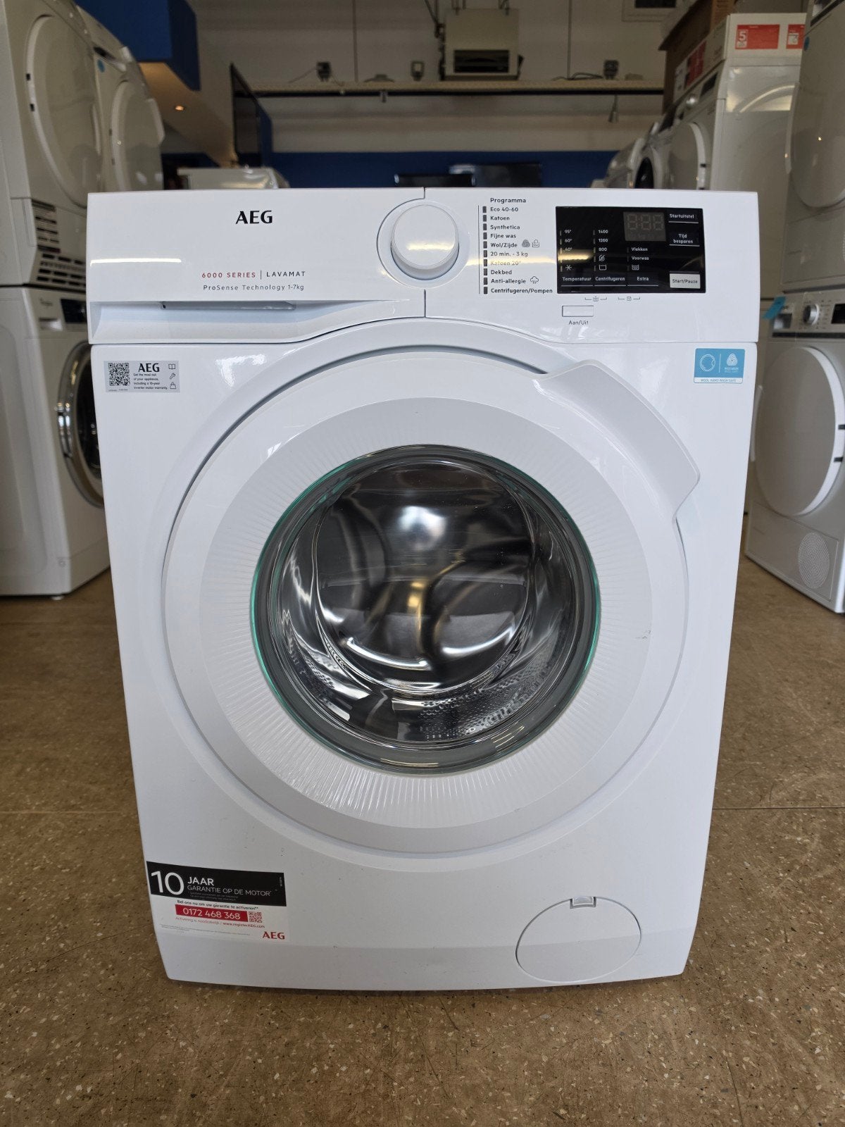 AEG 6000 Series wasmachine | 7 kilo | A+++ | Gratis thuis 🚚, AEG, Jirnsum, Energieklasse A of zuiniger, Ophalen of Verzenden