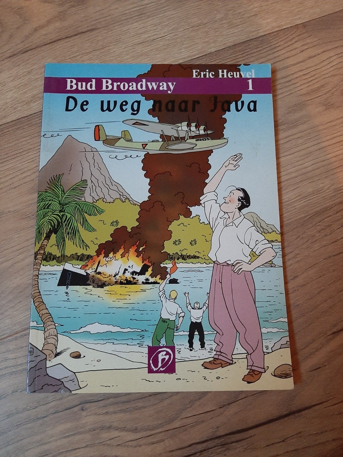Bud Broadway - De weg naar Java (Eric Heuvel), Boeken, Stripboeken, Zo goed als nieuw, Eén stripboek, Ophalen of Verzenden