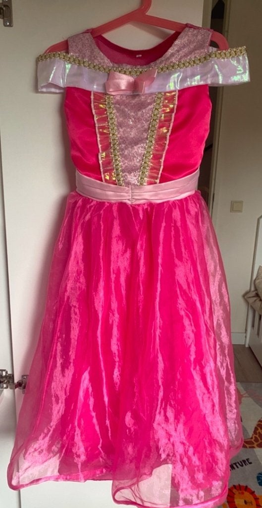Prinsessenjurk Maat 116/122, Ophalen of Verzenden, Gebruikt, 110 t/m 116, Meisje