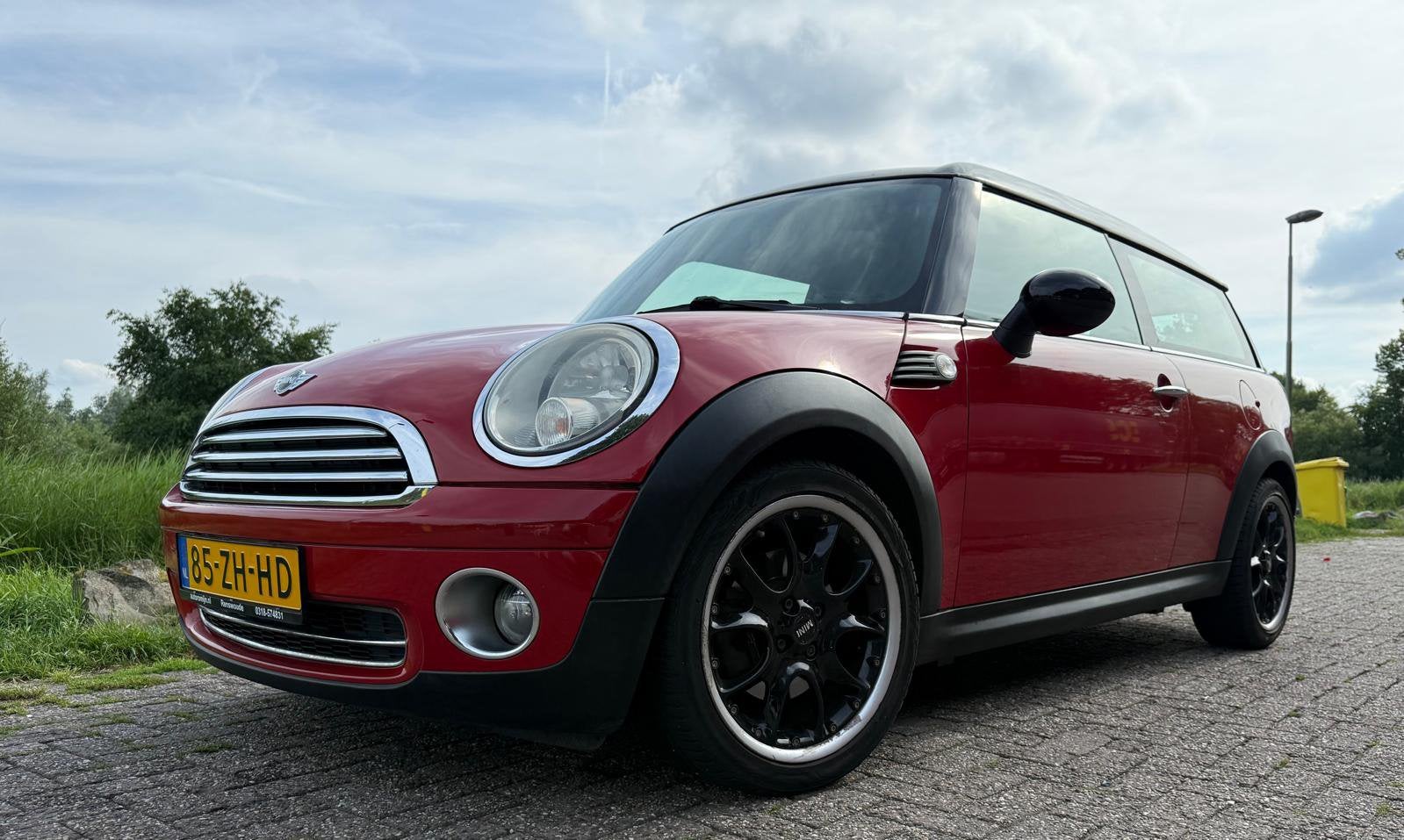 Mini Clubman 1.6 Cooper 2008 Rood  98.500km NAP, Auto's, Voorwielaandrijving, 4 cilinders, 4 stoelen, 49 €/maand