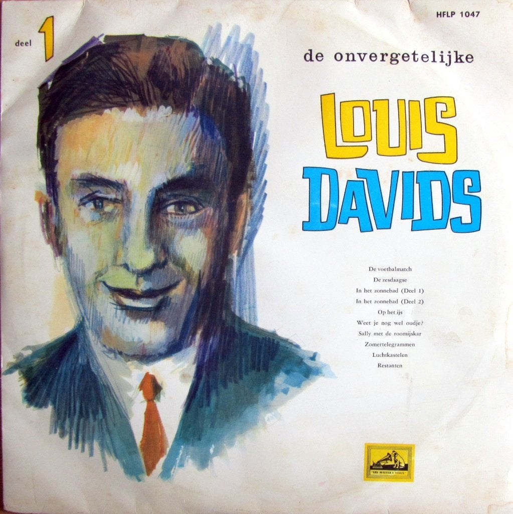 1965Louis Davids De Onvergetelijke Louis Davids Deel I 10"LP, LP, 10 inch, Fotohoes, Ophalen of Verzenden