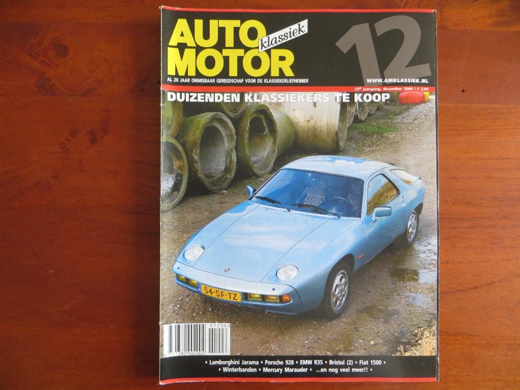 Auto Motor Klassiek 12 2006 Lamborghini Jarama, Porsche 928, Ophalen of Verzenden, Nieuw, Porsche