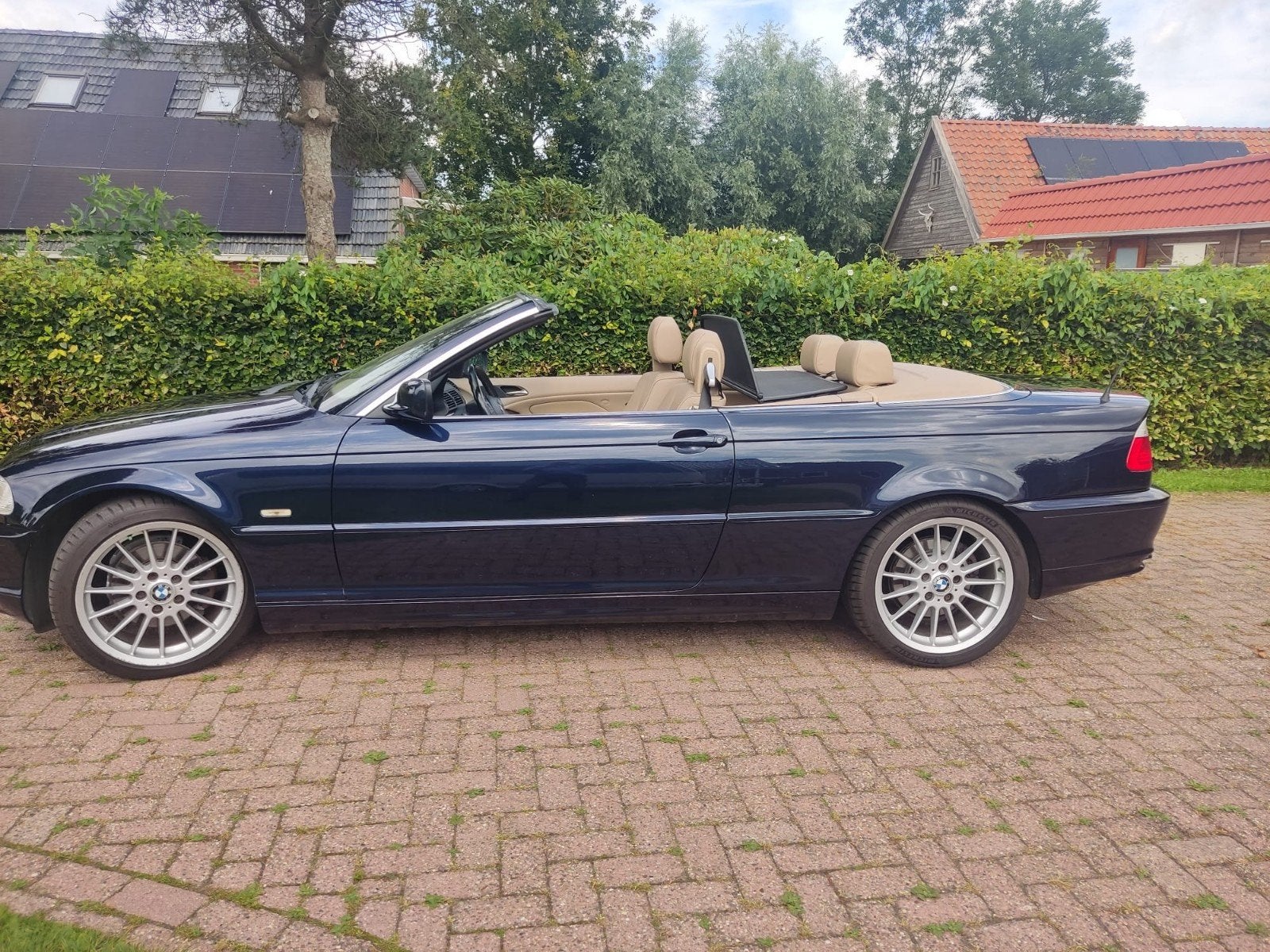 BMW 3-Serie 2.2 CI 320 Cabriolet AUT 2001 Blauw, Achterwielaandrijving, Cabriolet, Bedrijf, 1600 kg