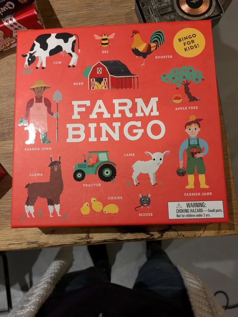 Farm Bingo bordspel, Ophalen of Verzenden, Zo goed als nieuw