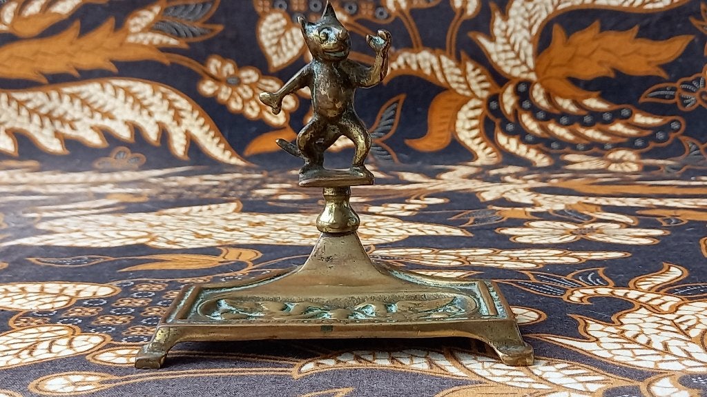 Zeldzame antieke buro standaard uit Engeland van koper 1900., Ophalen of Verzenden, Koper