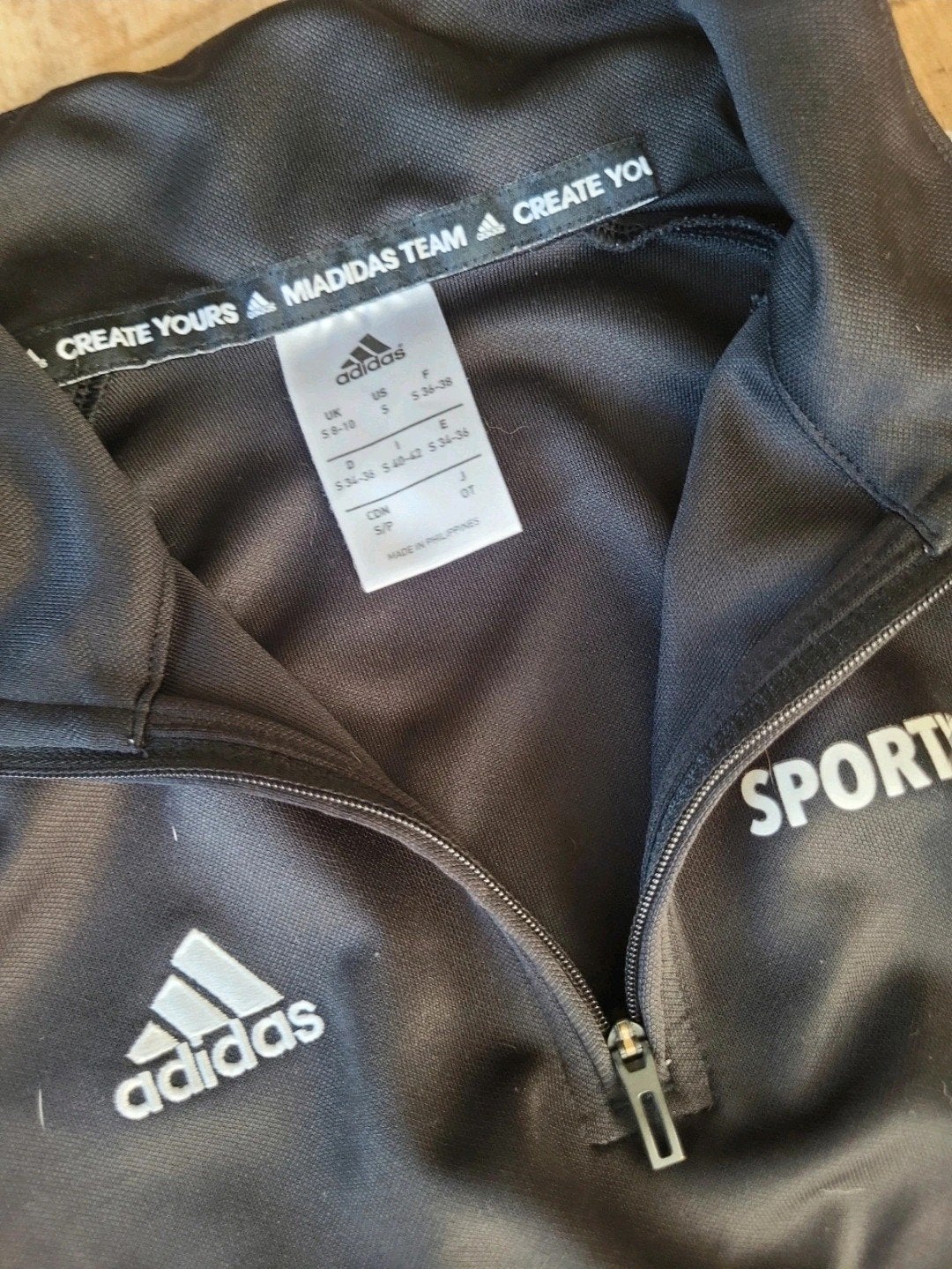 Adidas SportKunde Trainingsshirt – Zwart – 1/4 Zip – Maat S, Zwart, Ophalen of Verzenden, Zo goed als nieuw, Adidas
