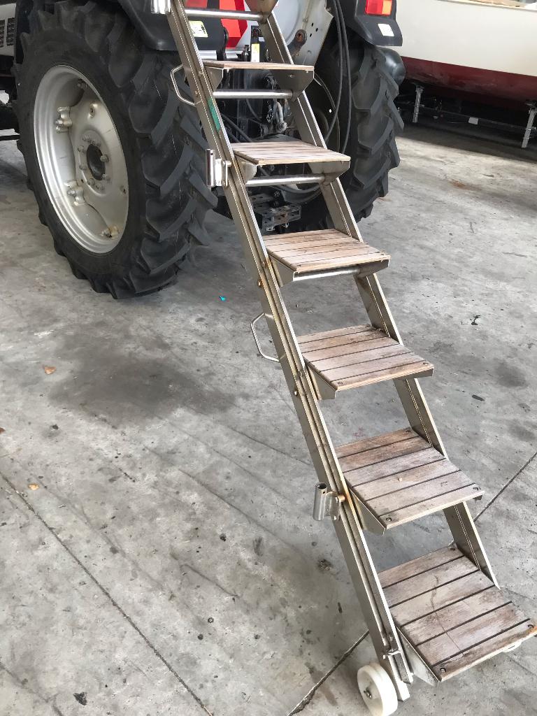 Te koop RVS  “Gangway”, Watersport en Boten, Bootonderdelen, Gebruikt, Overige typen, Motorboot, Ophalen