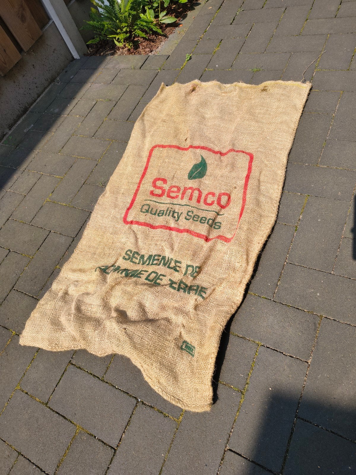 jute zak, Hobby en Vrije tijd, Stoffen en Lappen, Ophalen
