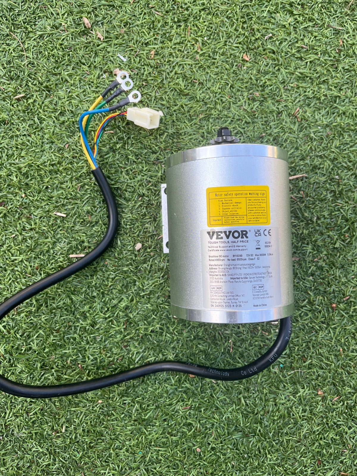 Elektrische 3000watt motor, Ophalen, Nieuw