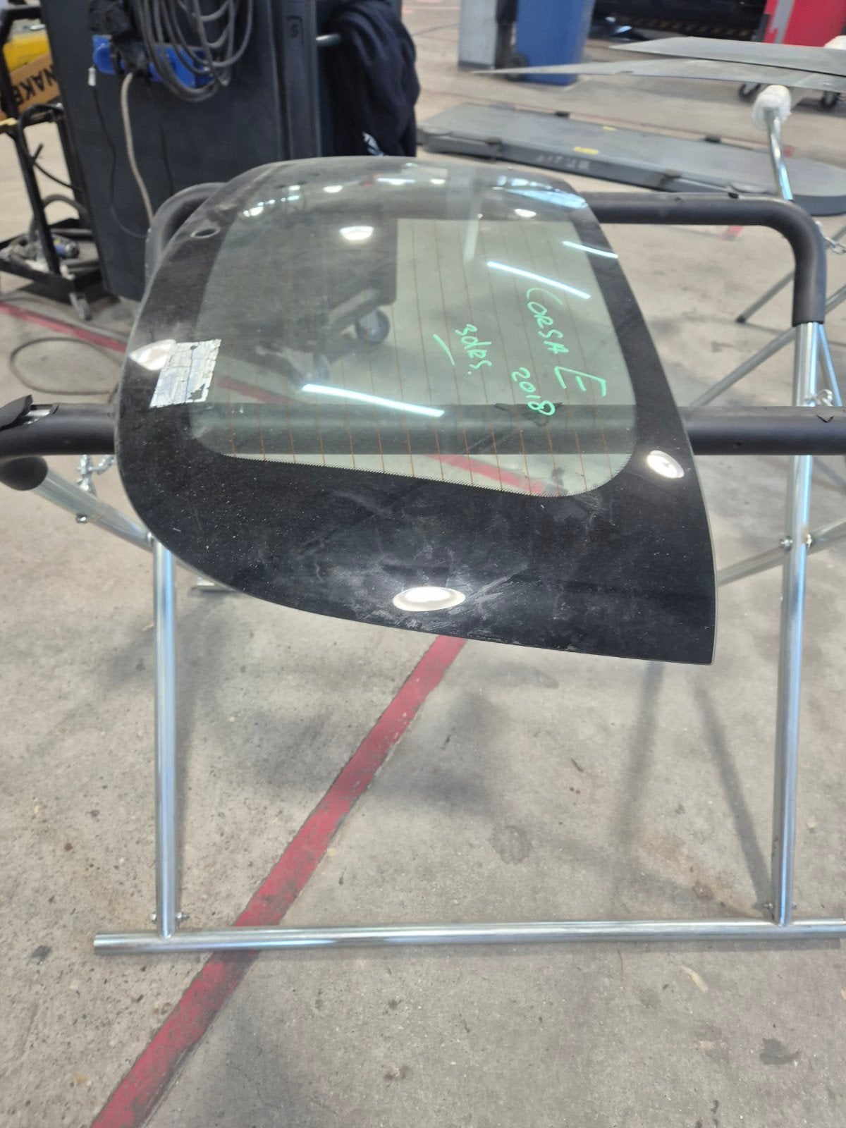 Achterruit Opel Corsa E 3 deurs, Ophalen, Gebruikt, Opel