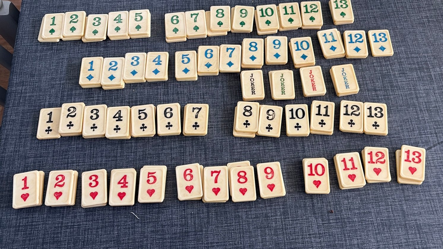 RUMMIKUB STENEN L0S 2.5 cm x 4 cm., Ophalen of Verzenden