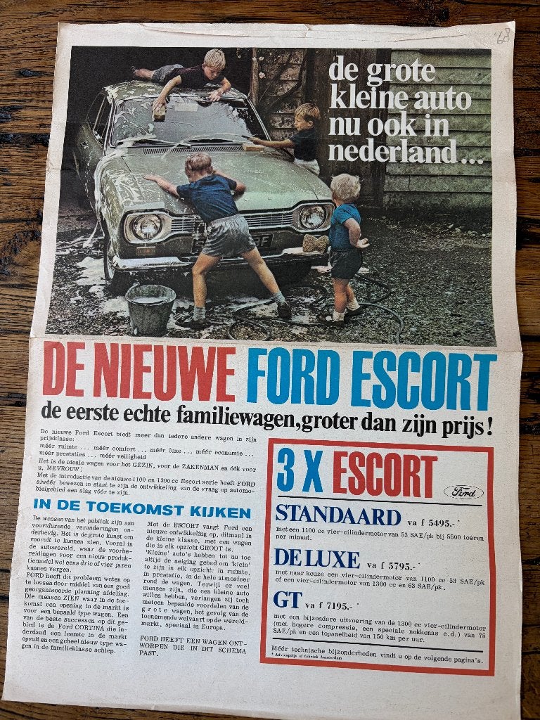 Ford Escort MK1, Ford, Nieuw, Ophalen of Verzenden, Ford