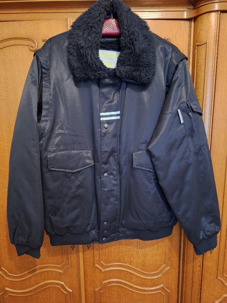 Warme dikke werkjas winterjas, Ophalen of Verzenden, Nieuw, Maat 52/54 (L), Blauw
