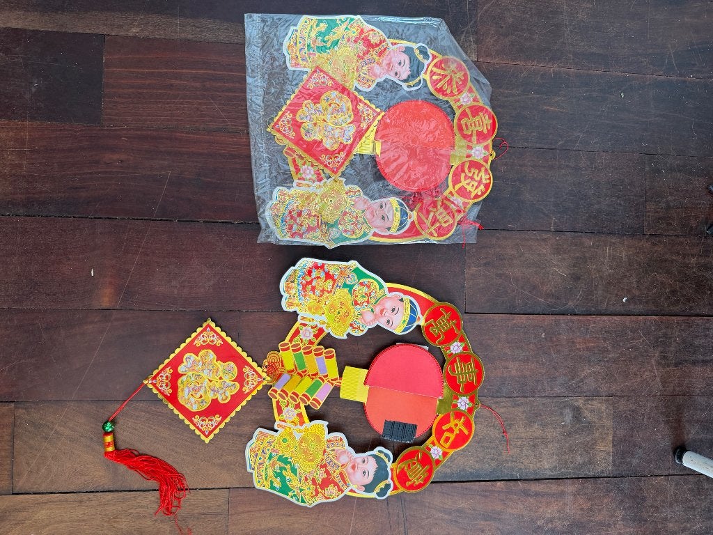 Chinees decoratie Chinees waaiers en lanterns, Antiek en Kunst, Antiek | Keramiek en Aardewerk, Ophalen