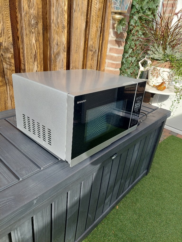 Sharp Combimagnetron YC-PC322A - Zo goed als nieuw, Witgoed en Apparatuur, Ophalen, Combimagnetron, Zo goed als nieuw, Draaiplateau