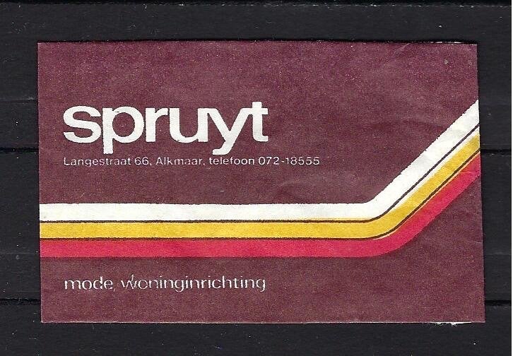 553 Alkmaar SPRUYT woninginrichting, Ophalen of Verzenden, Nederland