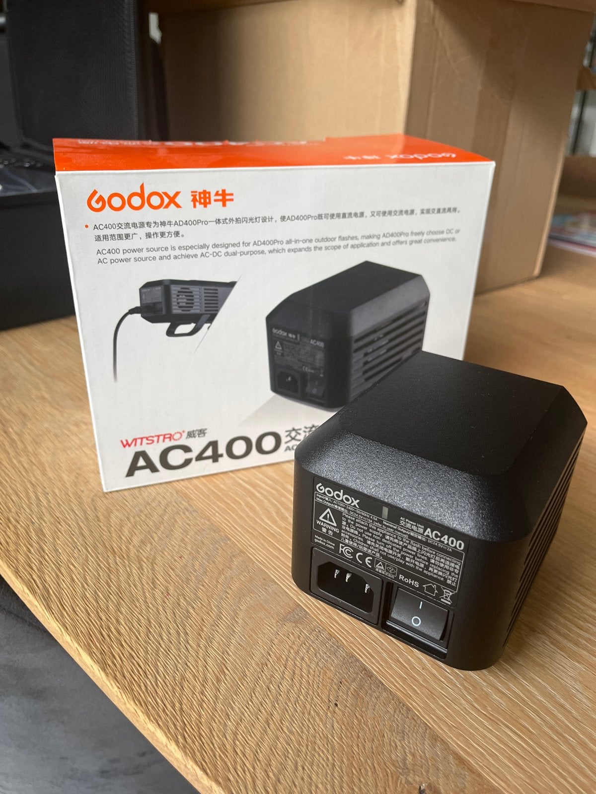 Godox AC400 AC Adapter voor AD400Pro flitser, Ophalen, Zo goed als nieuw