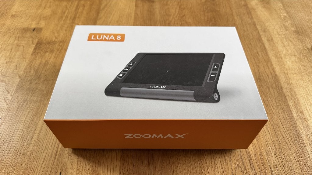 Zoomax Lunar 8 inch elektronische loep/electronic magnifier, Ophalen, Zo goed als nieuw, Vergrootglas of Loep