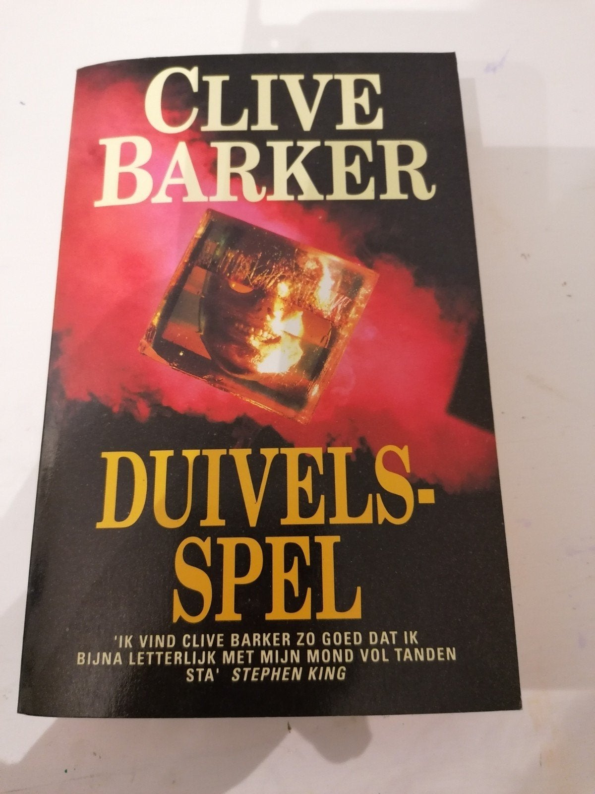 Clive Barker - Duivelsspel (horrorboek), Ophalen of Verzenden, Gelezen, Clive Barker