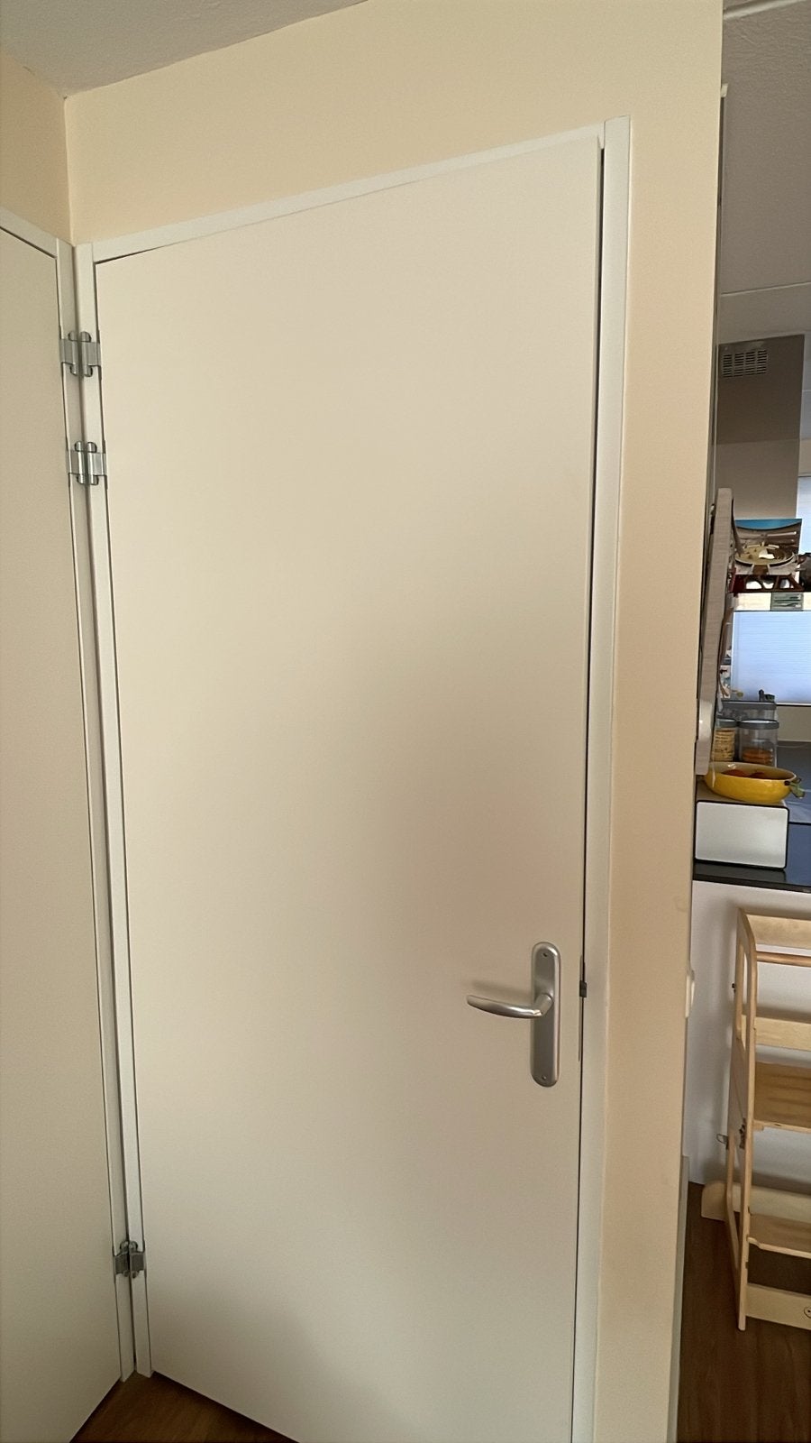 Binnendeur met kozijn - compleet en in goede staat, Ophalen, 80 tot 100 cm, 215 cm of meer, Binnendeur