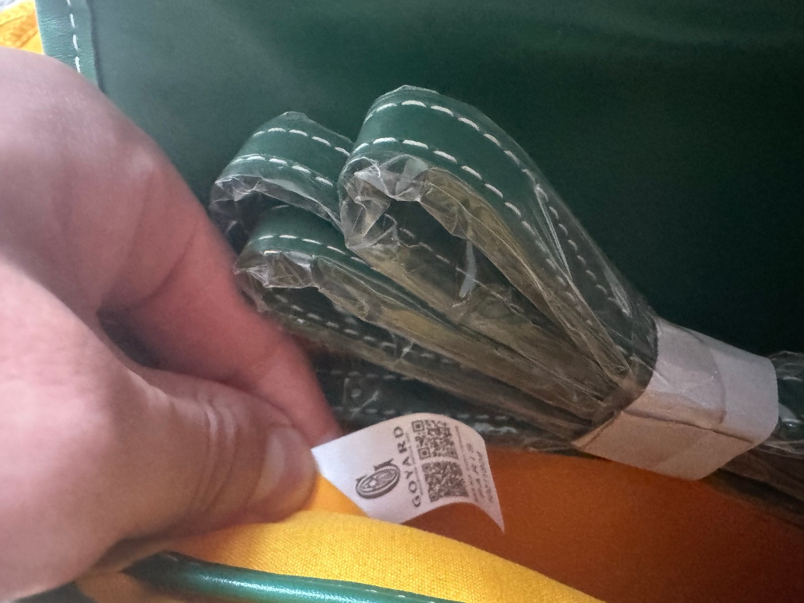 Gloednieuwe Goyard Schoudertas - Groen, Ophalen of Verzenden, Nieuw, Groen