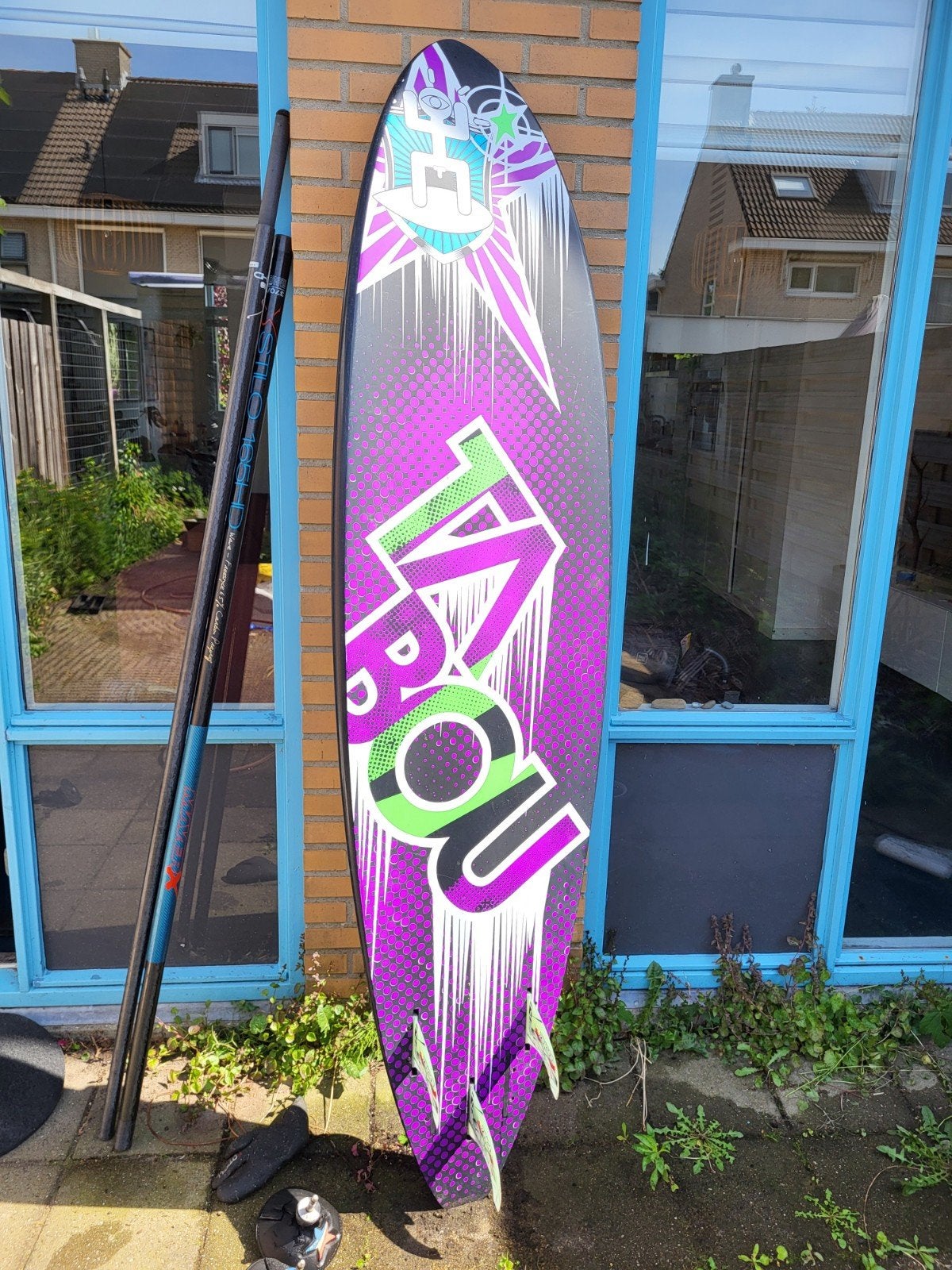 Windsurfset Tabou Da Curve 85 + Ezzy Panther + MaverX, Watersport en Boten, Ophalen, Gebruikt, Minder dan 250 cm, Met zeil(en)