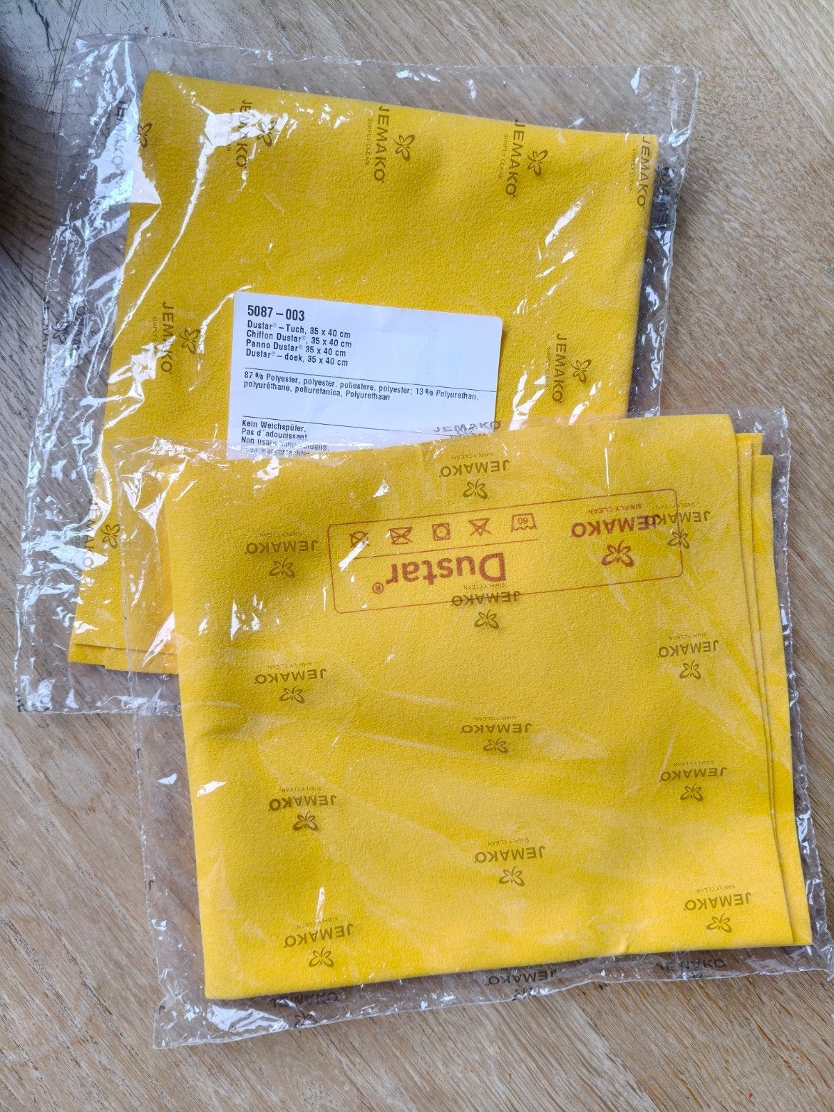 2x dustardoeken Jemako -2e halve prijs!, Ophalen of Verzenden