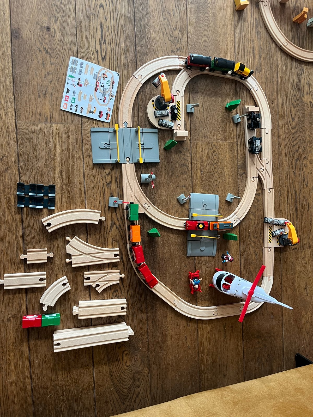 Grote Brio treinset met meerdere uitbreidingen, Ophalen of Verzenden, Zo goed als nieuw, Overige typen