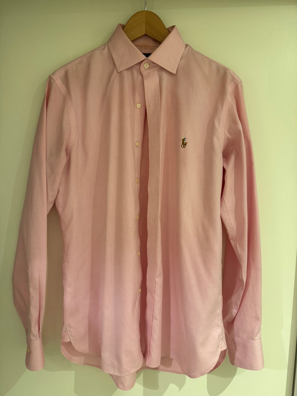 Ralph Lauren overhemd, Kleding | Heren, Ophalen of Verzenden, Gedragen, Roze, Halswijdte 39/40 (M)