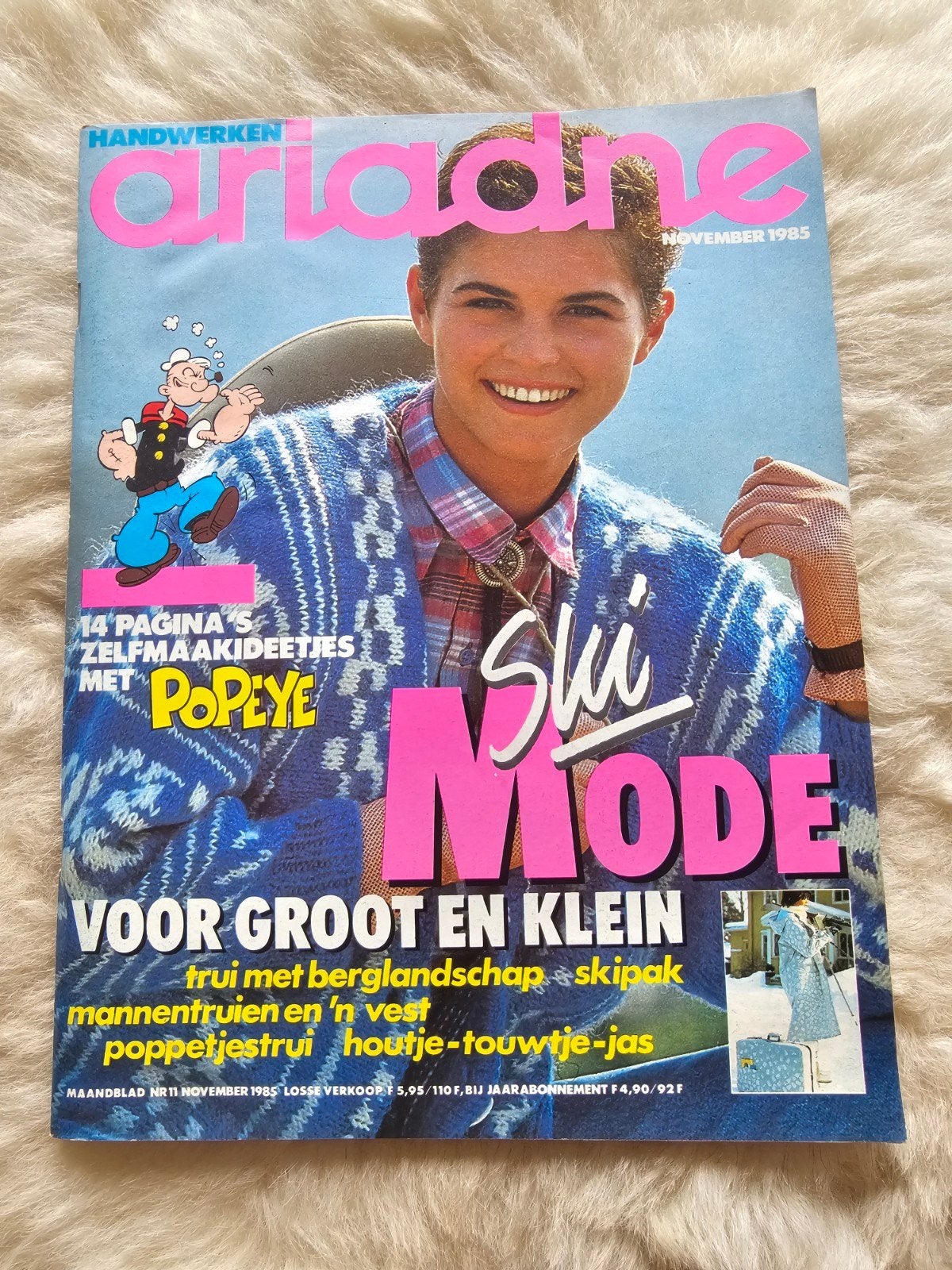 Vintage handwerk tijdschrift Ariadne Nr 11. 1985, Ophalen of Verzenden, Gelezen, Damesbladen